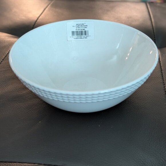 NEW Lenox Kate Spade Wickford Solid Rope Twist All Purpose Bowl Cereal Soup Deep - Picture 2 of 3